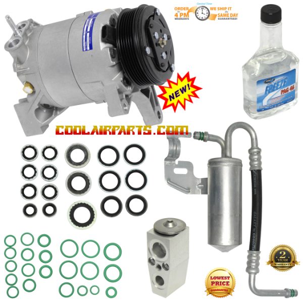 2005 - 2012 New AC Compressor Allure Lacrosse Malibu G6 Aura  Full AC KIT CS10073 15218328 15945349 20899505 25962986 89018488 89019340